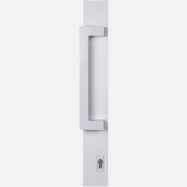 400mm D Pull Handle White 