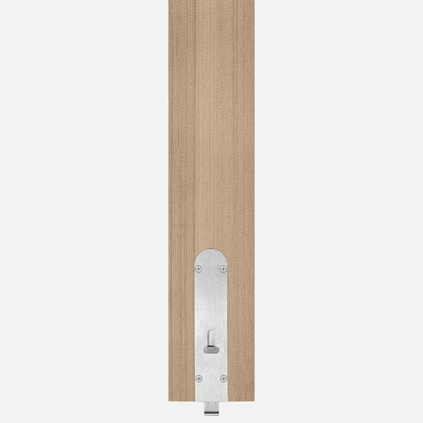 Flush-mounted drop bolt - bottom - non-keyed