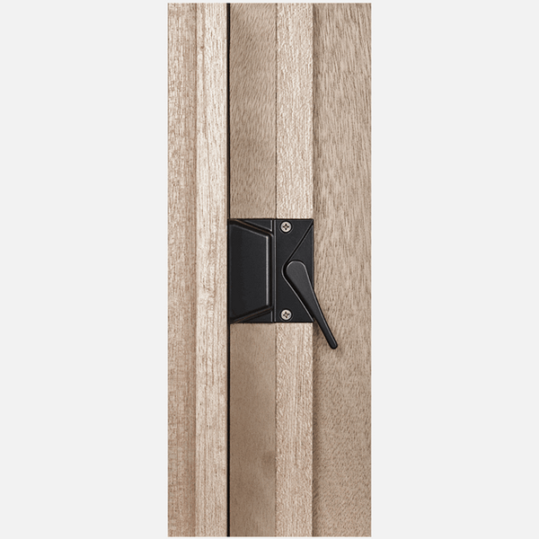 Sash fastener black hardware