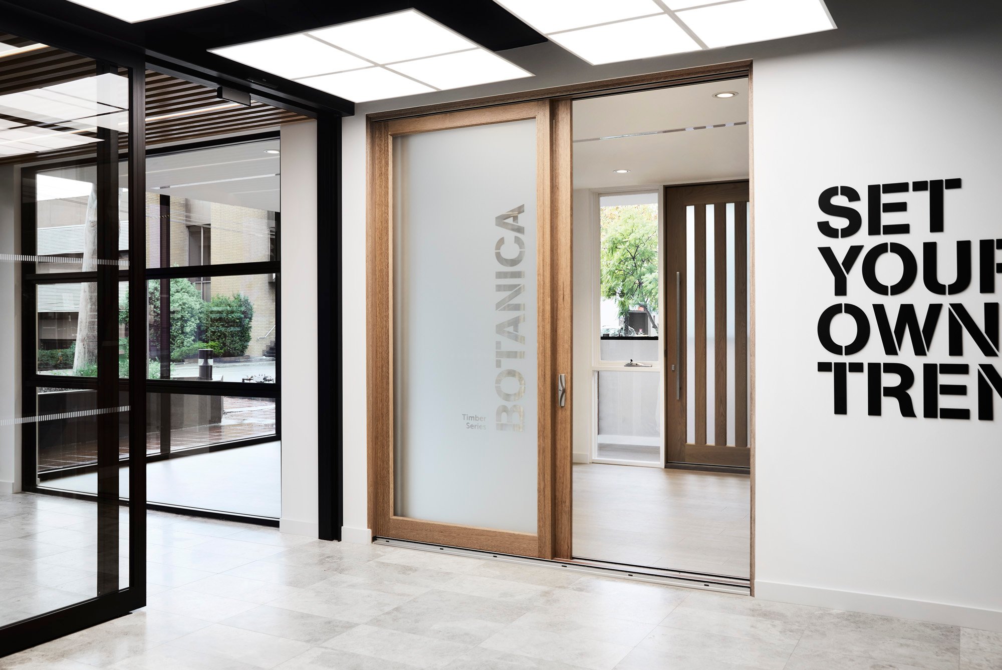 Trend Hawthorn Showroom Botanica Timber Door Display